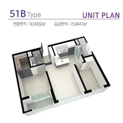 51B 타입 평면도